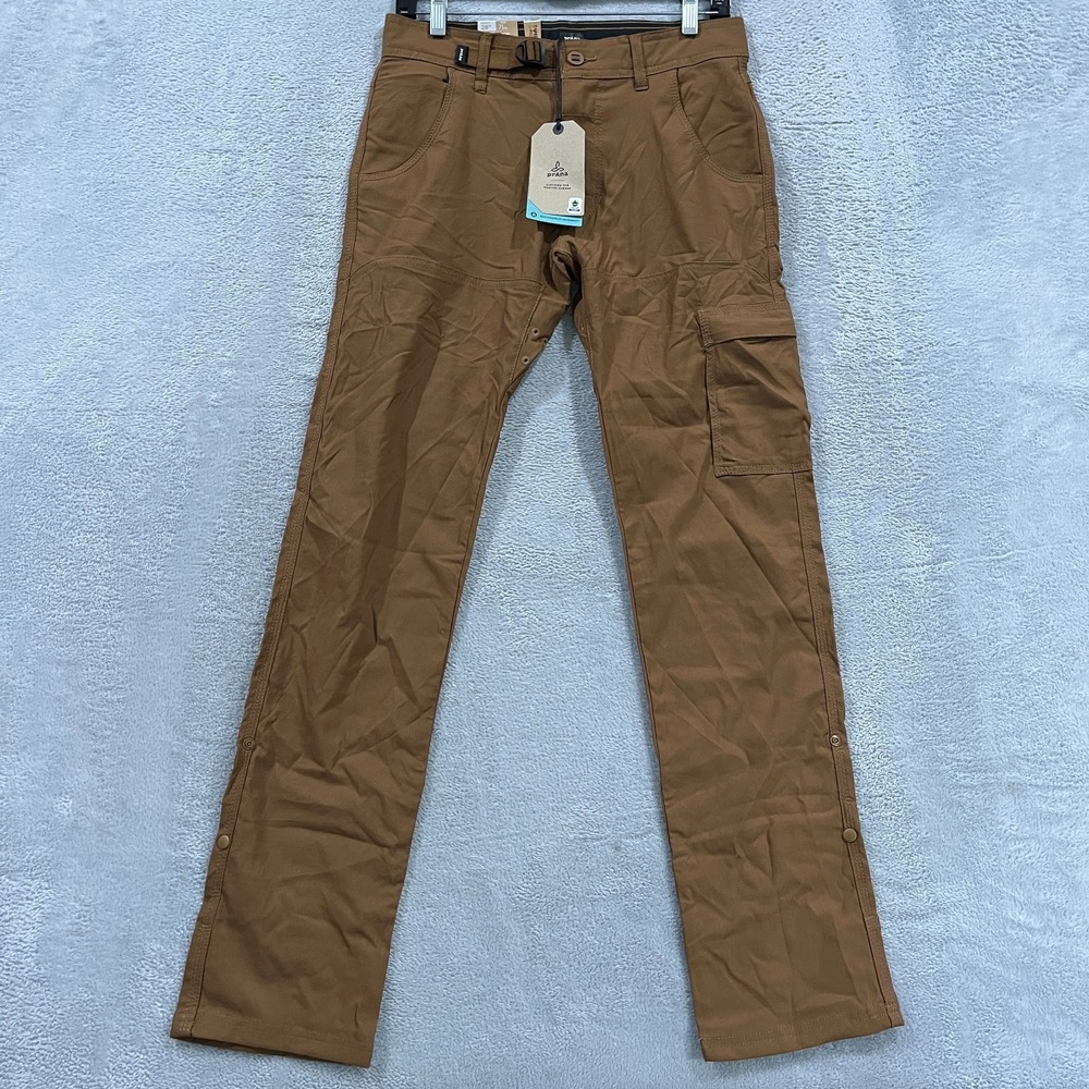 PrAna Zion Slim Pant‎ II Pants Mens 28x32 Brown Hiking Outdoor Stretch Gorpcore